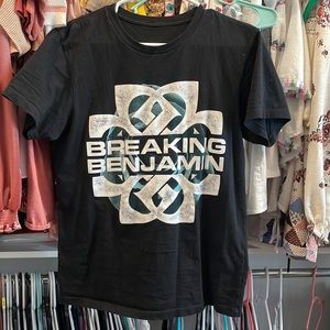 Breaking Benjamin band tee unisex medium